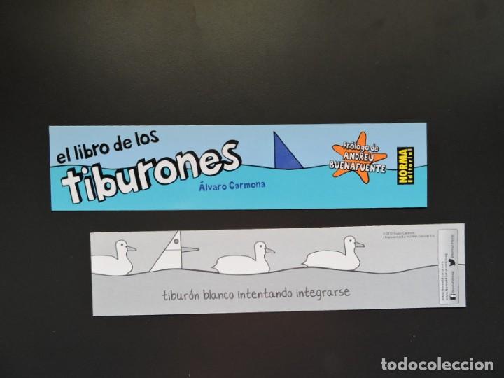 Coleccionismo marcap&aacute;ginas: MARCAP&Aacute;GINAS C&Oacute;MIC - NORMA EDITORIAL - EL LIBRO DE LOS TIBURONES - Foto 1