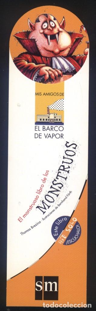 Coleccionismo Marcap&aacute;ginas: A-7426- MARCAP&Aacute;GINAS TROQUELADO. MONSTRUOS. EL BARCO DE VAPOR. S.M.