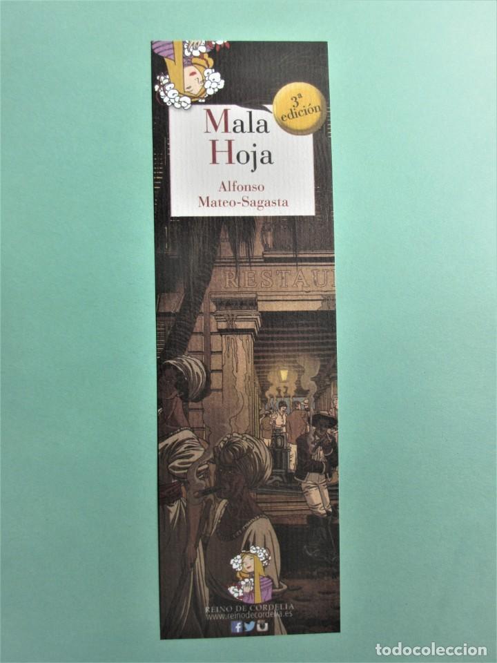 Coleccionismo Marcap&aacute;ginas: Marcapaginas editorial Reino de Cordelia Mala hoja