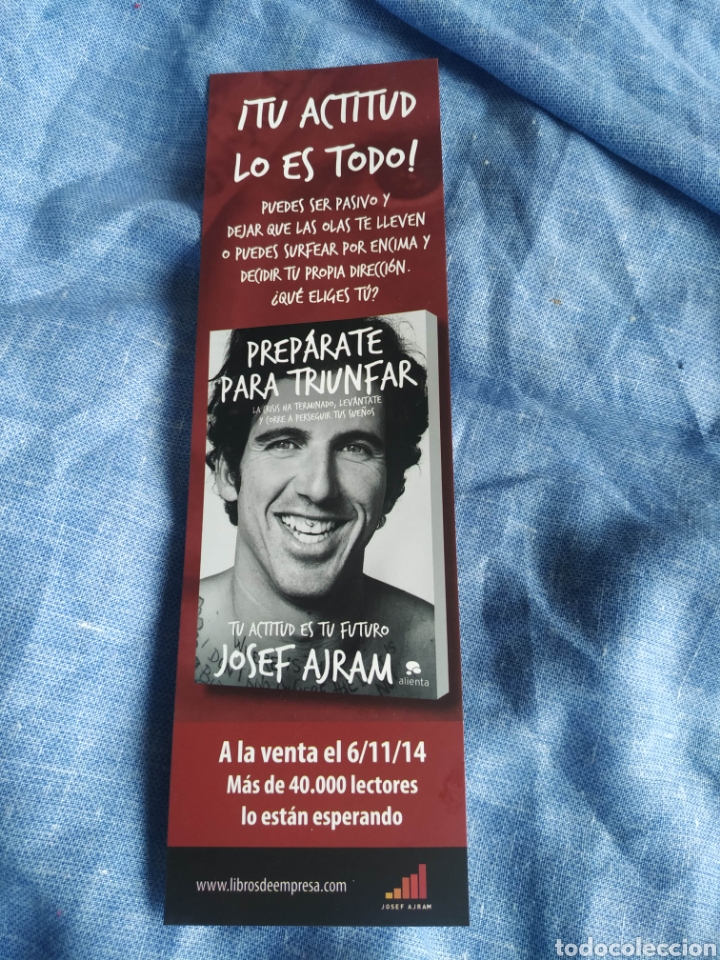 Sammeln von Lesezeichen: Punto libro Josef Ajram y reverso Valenti Sanjuan a&ntilde;o 2014