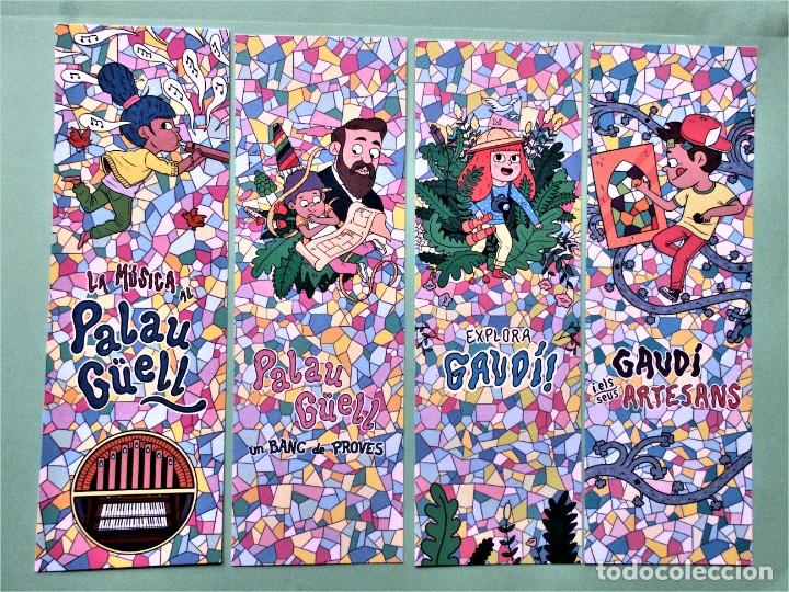 Coleccionismo Marcap&aacute;ginas: Serie completa 4 marcapaginas de Gaudi