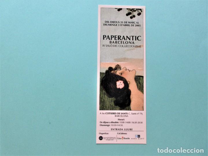 Coleccionismo Marcap&aacute;ginas: Marcapaginas Paperantic Barcelona 2.005