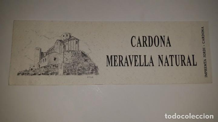 Collectionnisme Marque-pages: HOTEL PARADOR NACIONAL DE CARDONA MERAVELLA NATURAL ESTAMPA PAPEL TELA DIBUJO CASTILLO MEDIEVAL MINY