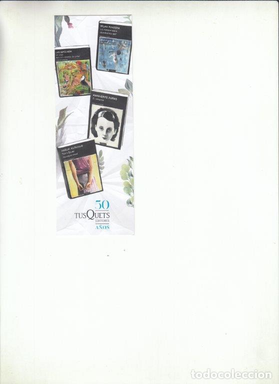 Coleccionismo Marcap&aacute;ginas: MARCAP&Aacute;GINAS 50 A&Ntilde;OS TUSQUETS EDITORES.