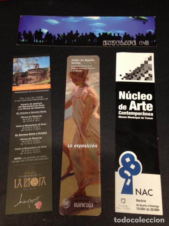Coleccionismo marcap&aacute;ginas: Marcapaginas Lote de ejemplares. Exposiciones - Foto 1