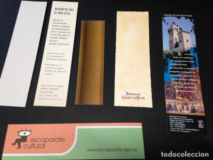 Coleccionismo marcap&aacute;ginas: Marcapaginas Lote de 6 ejemplares. Arag&oacute;n - Foto 2