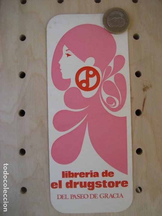 Coleccionismo marcap&aacute;ginas: Libreria de el Drugstore. 16.5 x 6.5 cms. - Foto 1