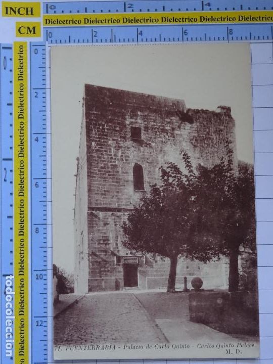 Collezionismo Segnalibri: POSTAL DE GUIP&Uacute;ZCOA HONDARRIBIA FUENTERRAB&Iacute;A. A&Ntilde;OS 10 30. PALACIO CARLOS QUINTO 71 MD. 1040