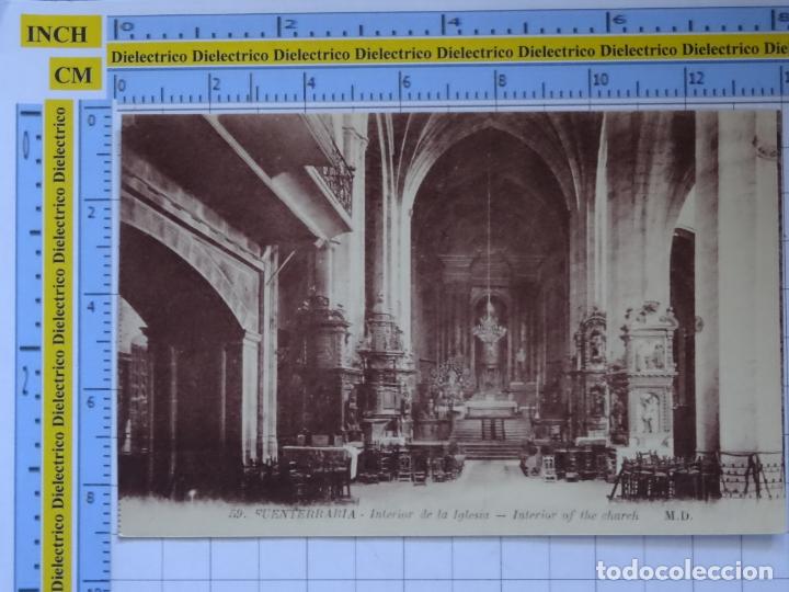 Collezionismo Segnalibri: POSTAL DE GUIP&Uacute;ZCOA HONDARRIBIA FUENTERRAB&Iacute;A. A&Ntilde;OS 10 30. INTERIOR DE LA IGLESIA. 59 MD 1047