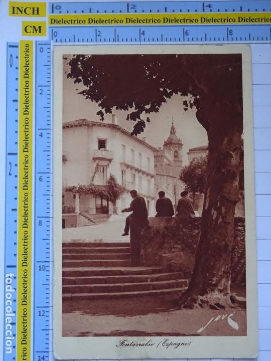 Collezionismo Segnalibri: POSTAL DE GUIP&Uacute;ZCOA HONDARRIBIA FUENTERRAB&Iacute;A. A&Ntilde;OS 10 30. LE CLOCHER ET LE PORT DE SAINTE MARIE 1054