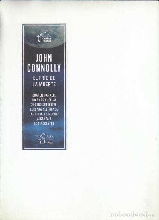 Coleccionismo Marcap&aacute;ginas: MARCAP&Aacute;GINAS EL FR&Iacute;O DE LA MUERTA. JOHN CONNOLLY. TUSQUETS EDITORES.