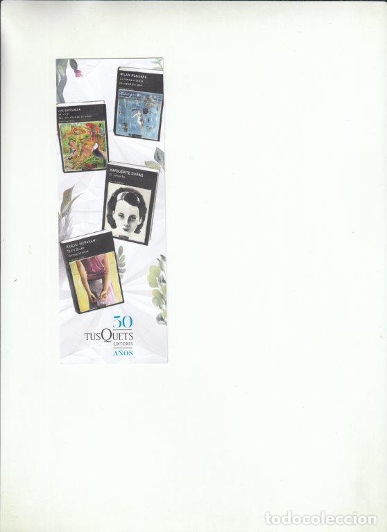 Coleccionismo Marcap&aacute;ginas: MARCAP&Aacute;GINAS EL SELLO DEL AUTOR QUE RINDE CULTO A LOS LECTORES. TUSQUETS EDITORES.