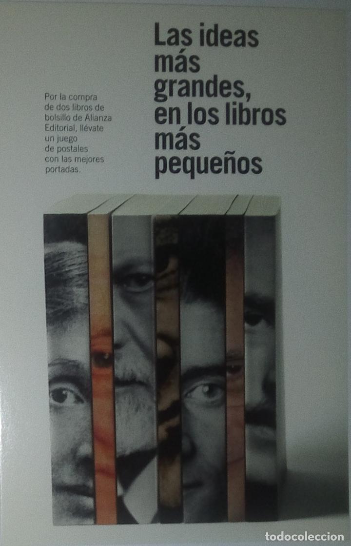 Coleccionismo Marcap&aacute;ginas: Marcap&aacute;ginas editorial ALIANZA . LAS IDEAS MAS GRANDES EN LOS LIBROS MAS PEQUE&Ntilde;OS--T.POSTAL-