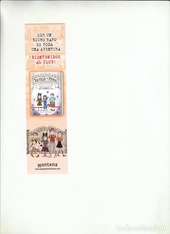 Coleccionismo Marcap&aacute;ginas: MARCAP&Aacute;GNAS. ESCULELA DE FRIKIS. MONTESA.