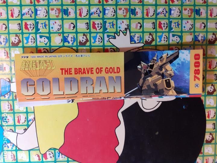 Collezionismo Segnalibri: The Brave of Gold Goldran Ogon Yusha Gorudoran marcapaginas pegatina seal robot
