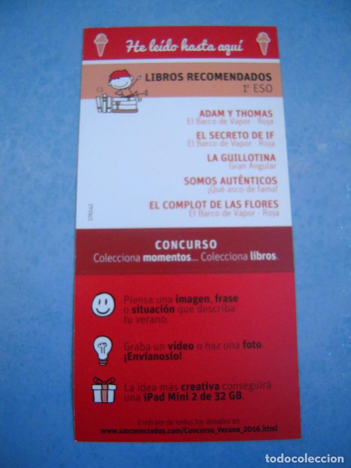 Coleccionismo marcap&aacute;ginas: Marcap&aacute;ginas Lectura Mejor Compa&ntilde;&iacute;a SM - Foto 2