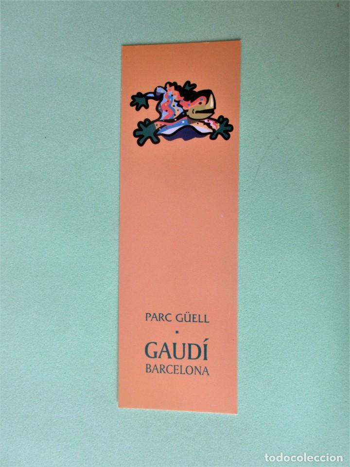 Coleccionismo Marcap&aacute;ginas: Marcapaginas Parque G&uuml;ell de Antonio Gaudi Barcelona