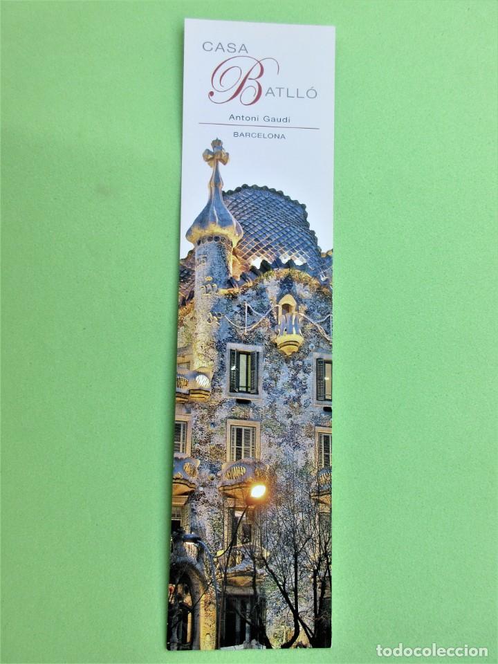 Coleccionismo Marcap&aacute;ginas: Marcapaginas de la Casa Batll&oacute; de Antonio Gaudi Barcelona