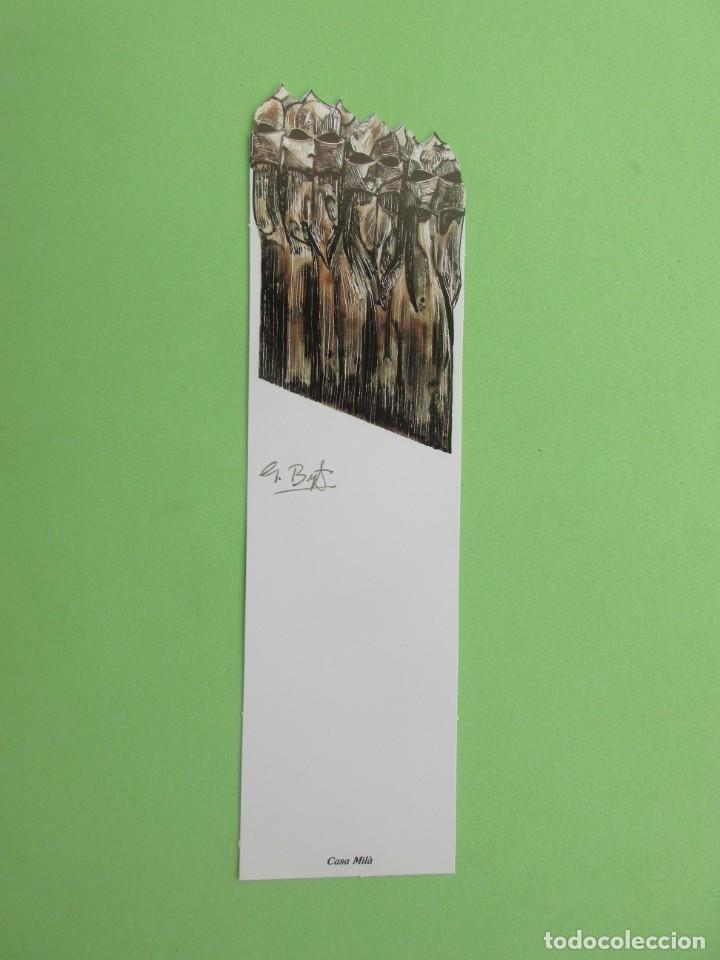 Coleccionismo Marcap&aacute;ginas: Marcapaginas Casa Mila de Antonio Gaudi