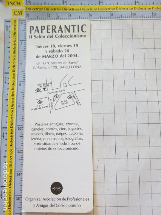 Coleccionismo marcap&aacute;ginas: MARCAP&Aacute;GINAS PAPERANTIC 2004 BARCELONA - Foto 2
