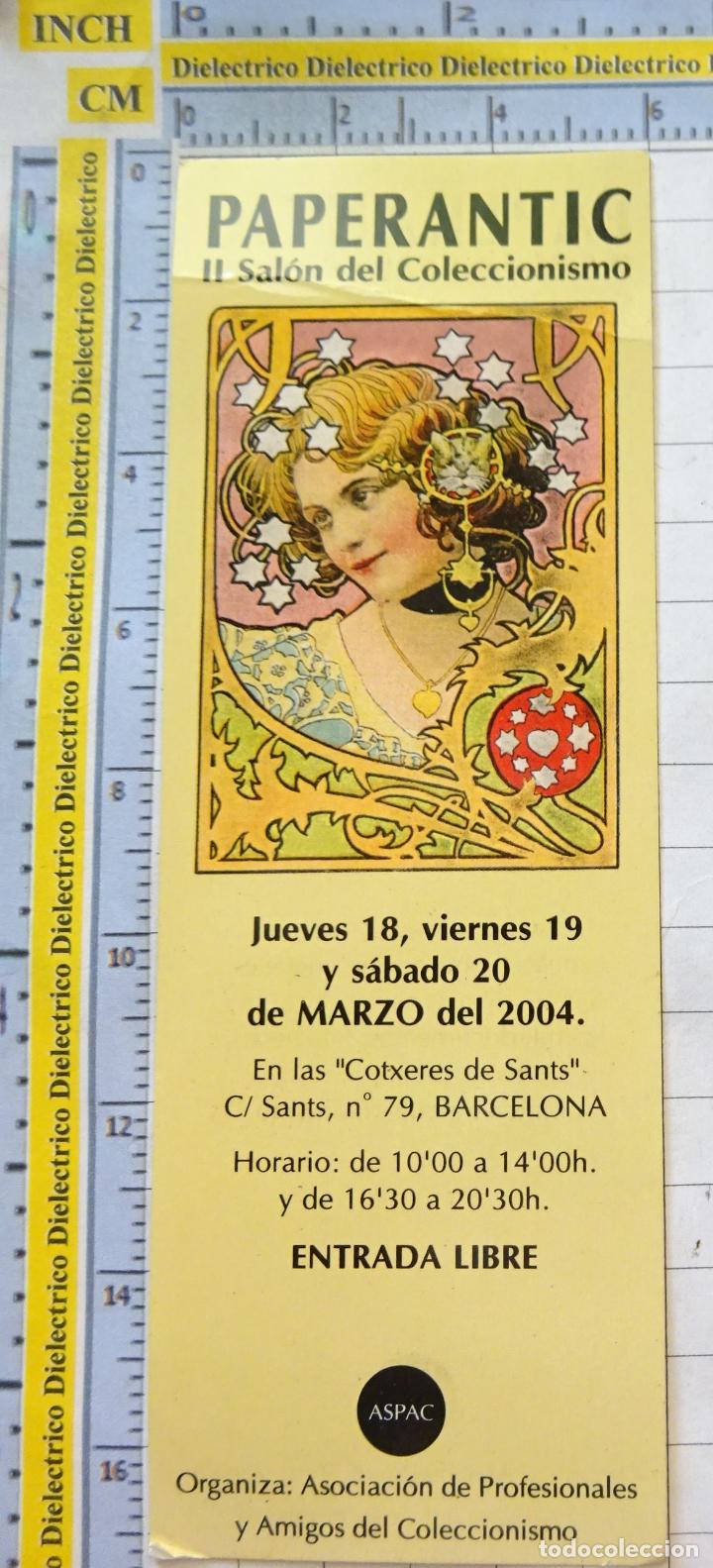 Coleccionismo marcap&aacute;ginas: MARCAP&Aacute;GINAS PAPERANTIC 2004 BARCELONA - Foto 1