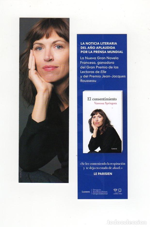 Coleccionismo marcap&aacute;ginas: MARCAP&Aacute;GINAS - LUMEN - EL CONSENTIMIENTO - VANESSA SPRINGORA - Foto 1