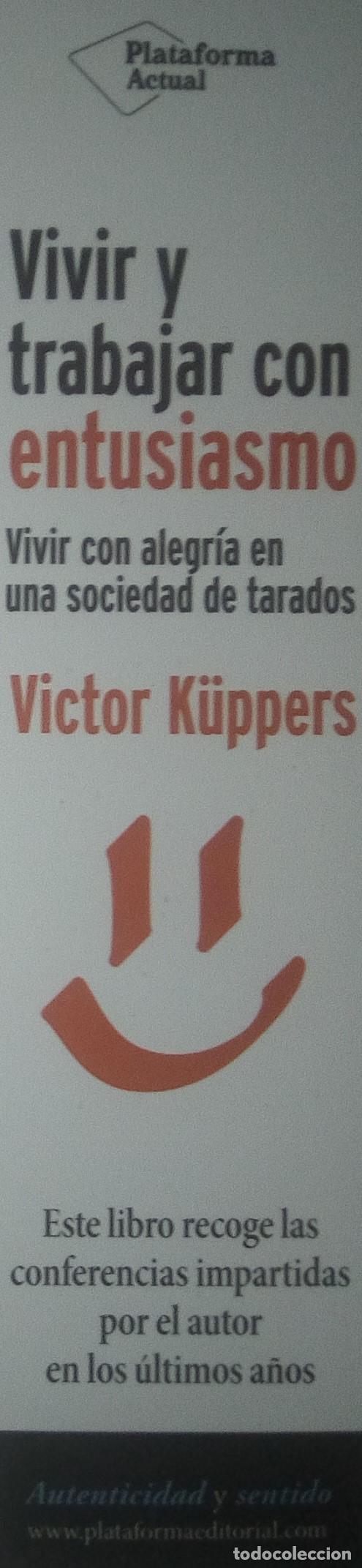 Collectables Bookmark: Marcap&aacute;ginas editorial Plataforma ACTUAL.VIVIR Y TRABAJAR CON ENTUSIASMO.