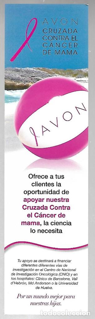 Coleccionismo Marcap&aacute;ginas: MARCAPAGINAS, AVON, CRUZADA CONTRA EL CANCER DE MAMA