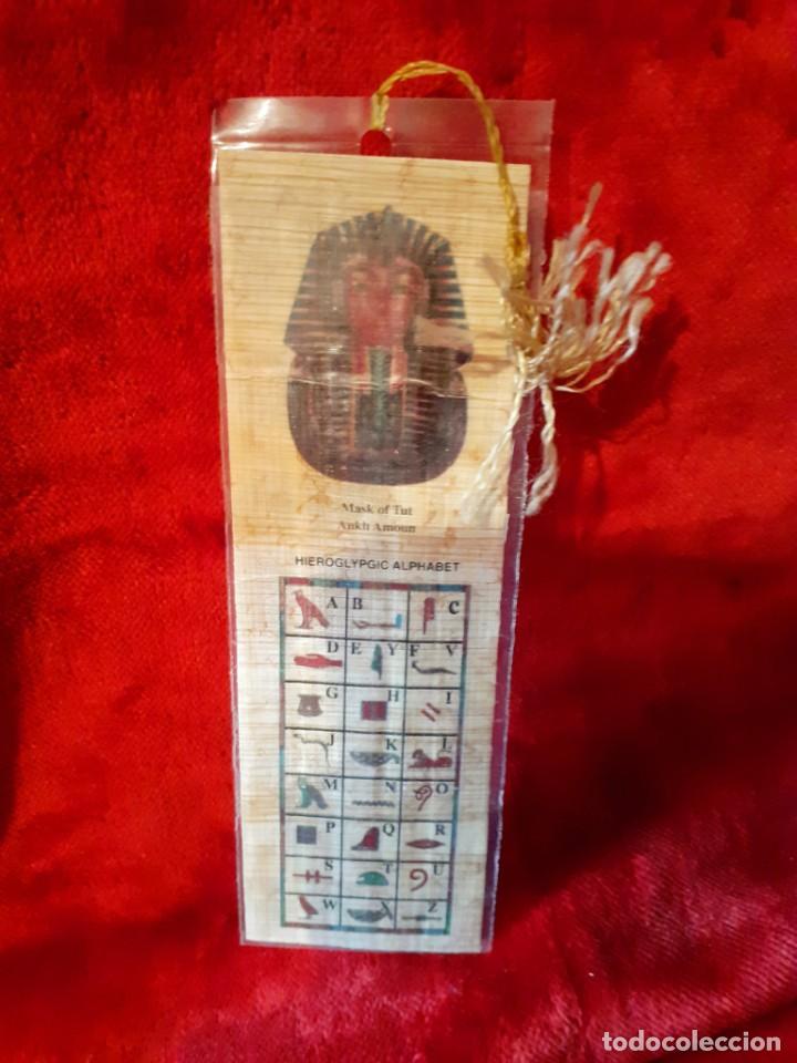 Collectables Bookmark: Marcap&aacute;ginas Egipcio de Papiro ~ Egyptian Papyrus Bookmark