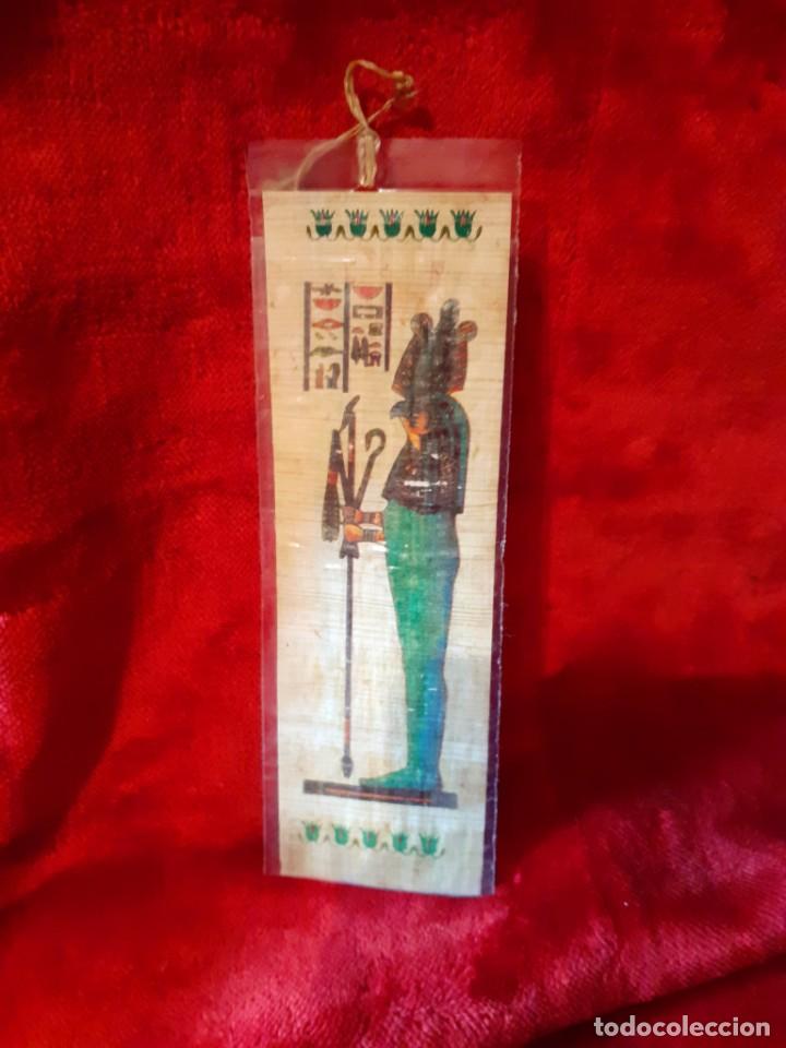 Collectables Bookmark: Marcap&aacute;ginas Egipcio de Papiro ~ Egyptian Papyrus Bookmark