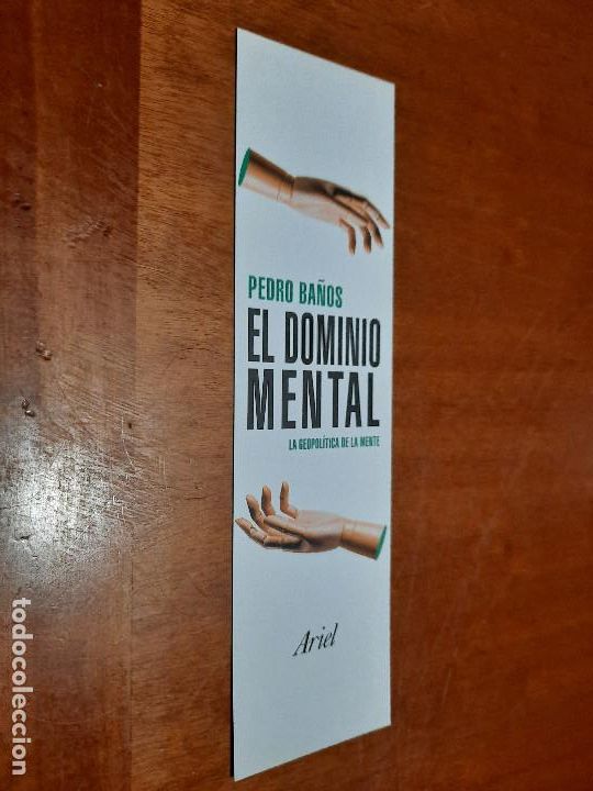 Coleccionismo marcap&aacute;ginas: MARCAPAGINAS. EL DOMINIO MENTAL. PEDRO BA&Ntilde;OS. LITERATURA. DOBLE CARA. BUEN ESTADO. DIFICIL