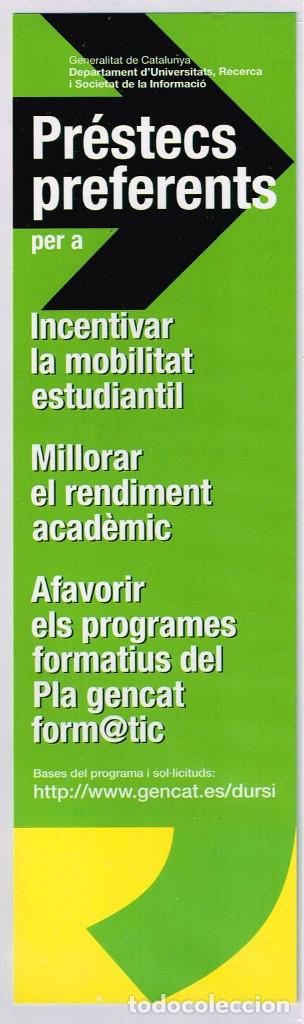 Collectionnisme Marque-pages: Marcap&aacute;ginas - Publicidad Bancos y Cajas - Pr&eacute;stes Preferents - Prestamos Preferentes