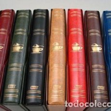 Coleccionismo Marcapáginas: ALBUM SOBRES DE AZUCAR. TAMAÑO 27X33 CM. 4 ANILLAS.GAMA DE COLORES. LUXE