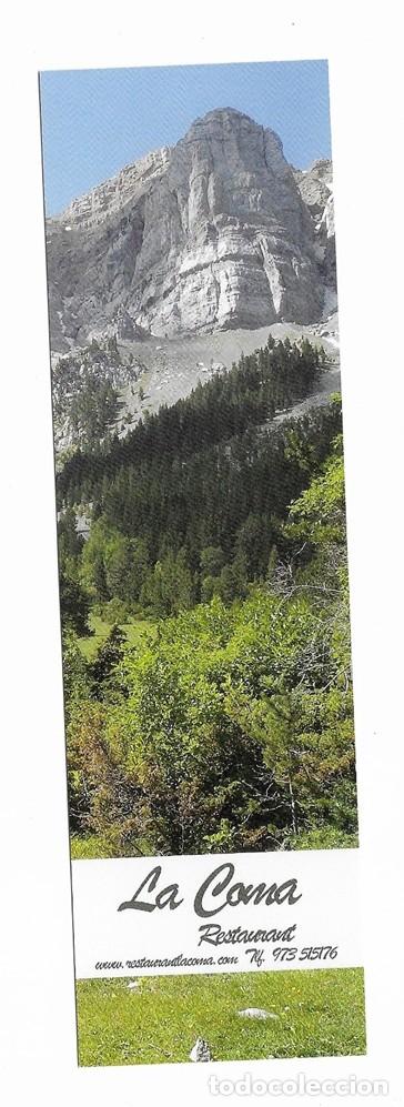 Coleccionismo Marcap&aacute;ginas: MARCAPAGINAS -- RESTAURANT LA COMA -- TURISME DE LA CERDANYA