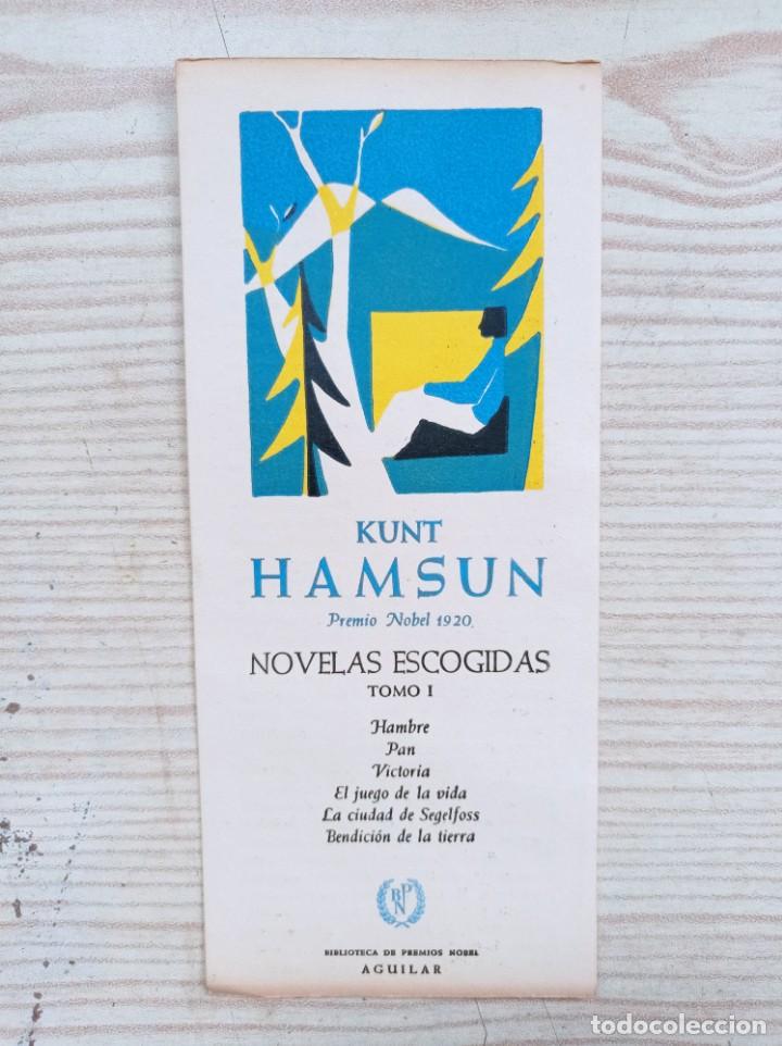 Collezionismo Segnalibri: Marcapaginas Knut Hamsun - Novelas Escogidas Tomo I - Lote 2