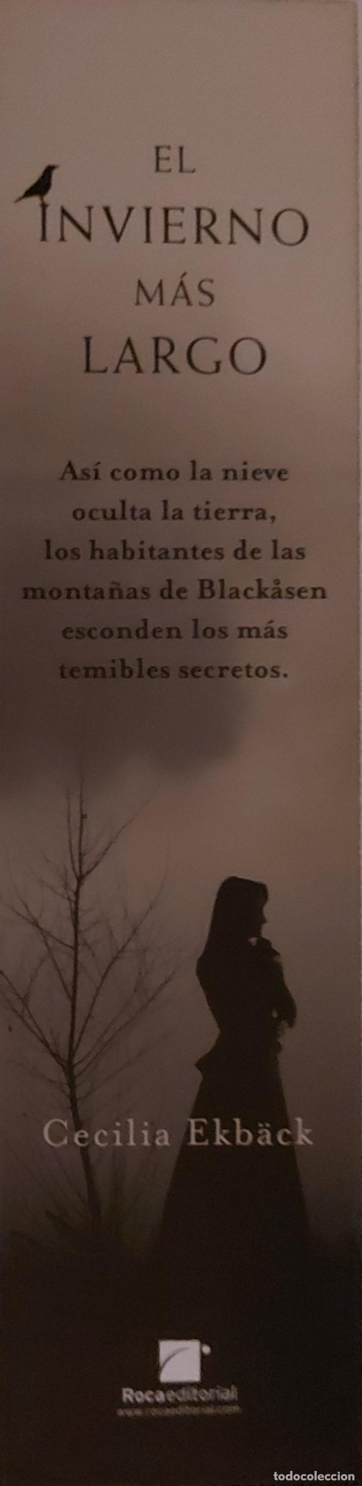 Coleccionismo marcap&aacute;ginas: MARCAPAGINAS - ROCA EDITORIAL - EL INVIERNO MAS LARGO- - Foto 1