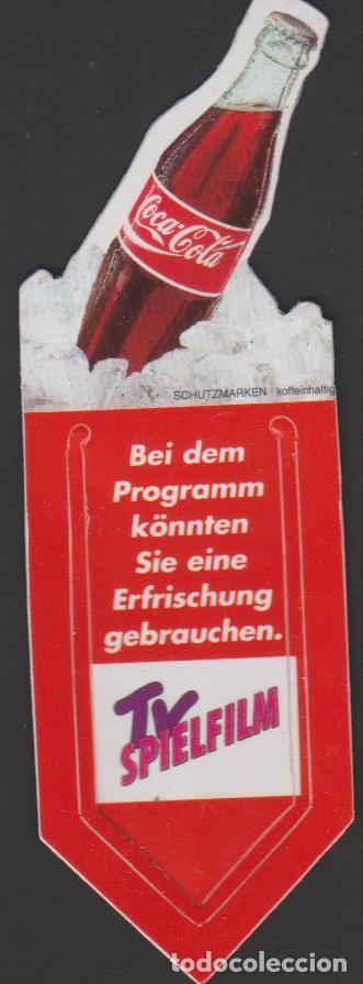 Coleccionismo Marcap&aacute;ginas: marcapaginas COCA COLA TV SPIELFILM bookmark point book marcador marca pagina punto de libro