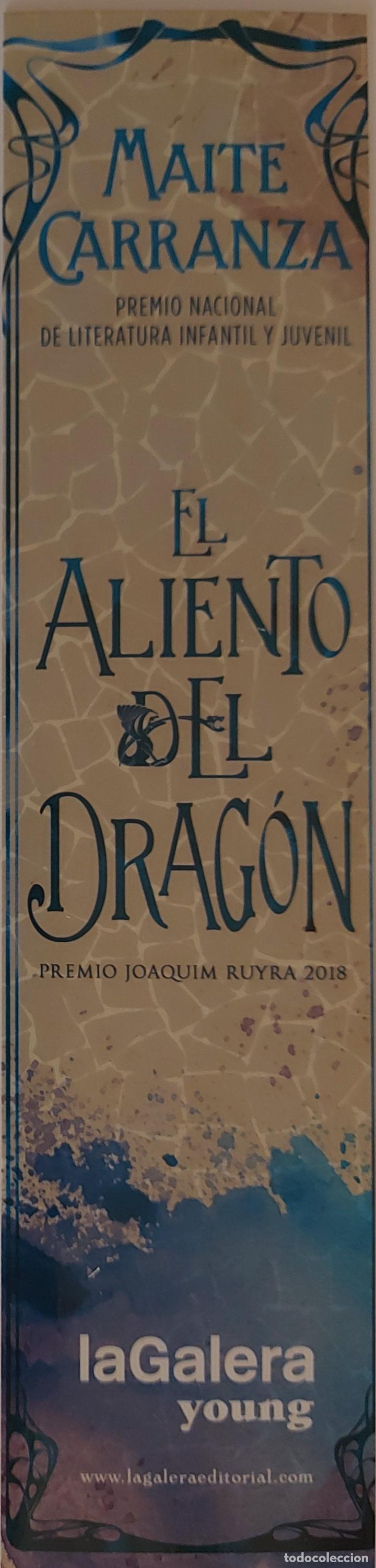 Coleccionismo marcap&aacute;ginas: MARCAPAGINAS LA GALERA.EL ALIENTO DEL DRAGON