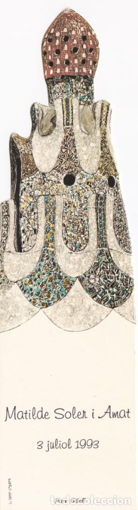 Coleccionismo Marcap&aacute;ginas: Marcapaginas de la csa Batllo de Gaudi