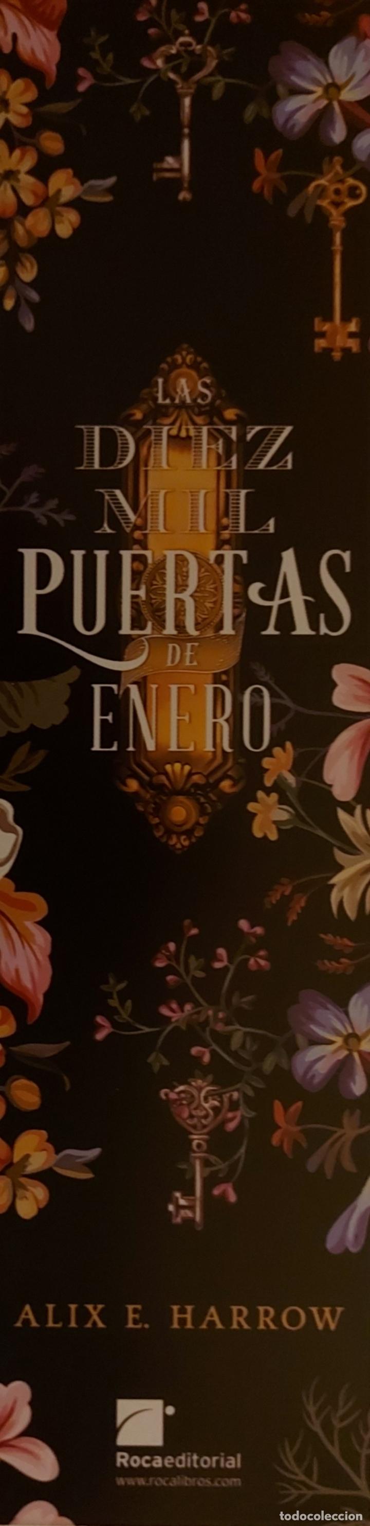 Coleccionismo Marcap&aacute;ginas: MARCAPAGINAS - ROCA EDITORIAL - LAS DIEZ MIL PUERTAS DE ENERO. ALIX E. HARROW.
