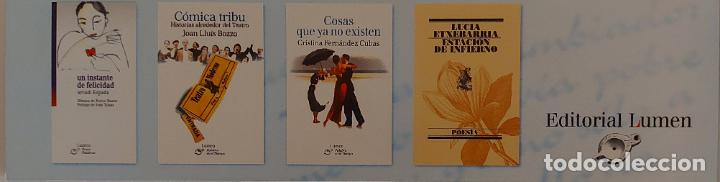 Coleccionismo Marcap&aacute;ginas: Marcap&aacute;ginas editorial LUMEN. UNA SELECCION EXQUISITA-