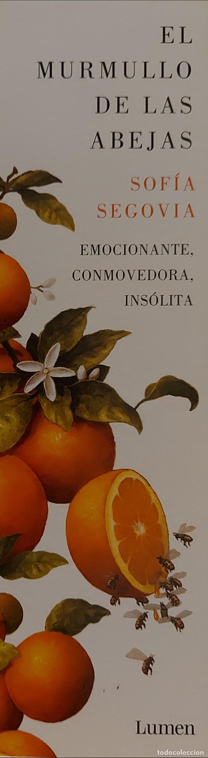 Coleccionismo Marcap&aacute;ginas: Marcap&aacute;ginas editorial LUMEN.EL MURMULLO DE LAS ABEJAS.SOFIA SEGOVIA-