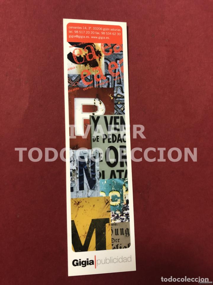 Sammeln von Lesezeichen: MARCAPAGINAS EMPRESA DE PUBLICIDAD GIGIA DE GIJ&Oacute;N, ASTURIAS