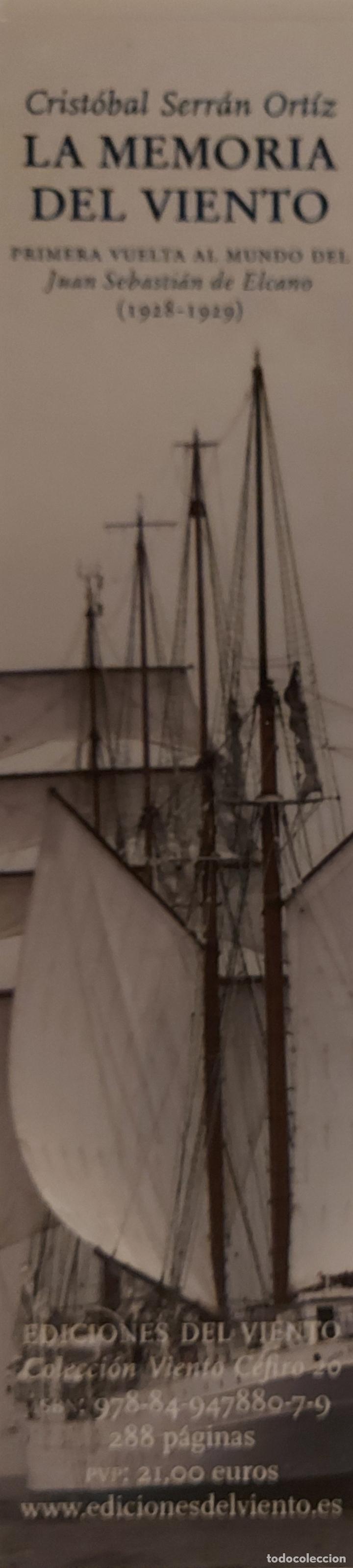 Coleccionismo marcap&aacute;ginas: MARCAPAGINAS - EDICIONES DEL VIENTO - LA MEMORIA DEL VIENTO. - Foto 1