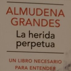 Coleccionismo Marcapáginas: MARCAPAGINAS - TUSQUETS EDITORES - LA HERIDA PERPETUA - ALMUDENA GRANDES-. Lote 366771001