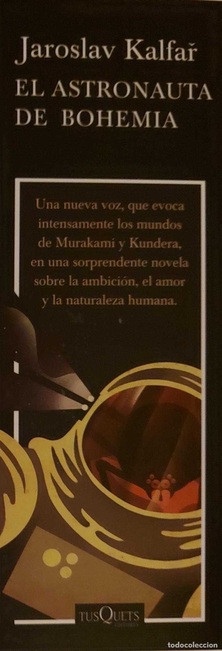 Coleccionismo Marcap&aacute;ginas: Marcap&aacute;ginas . TUSQUETS EDITORES.LA ASTRONAUTA DE BOHEMIA.JAROSLAV KALFAR.