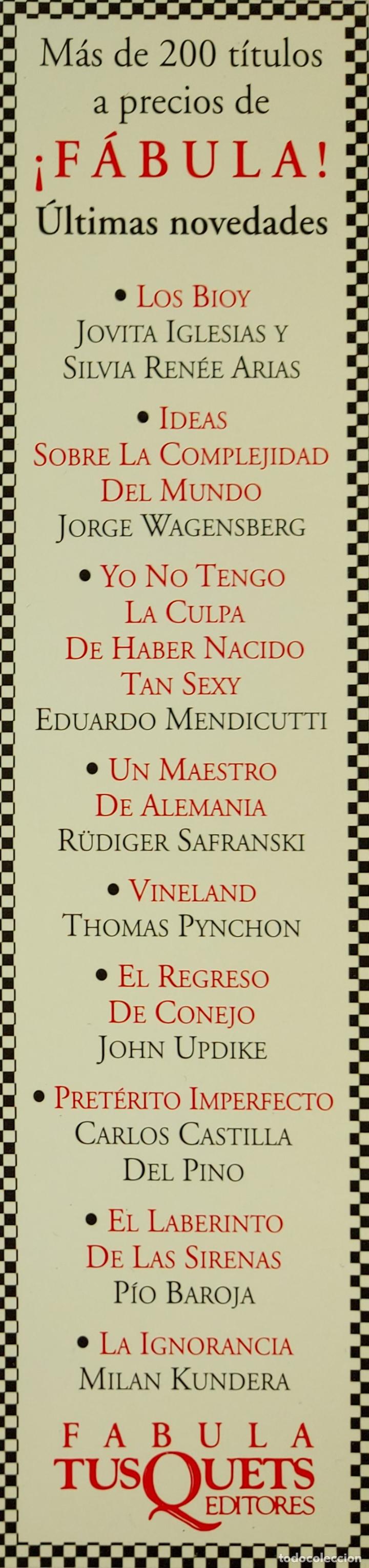 Coleccionismo Marcap&aacute;ginas: Marcap&aacute;ginas . TUSQUETS EDITORES.&iexcl;FABULA&iexcl;