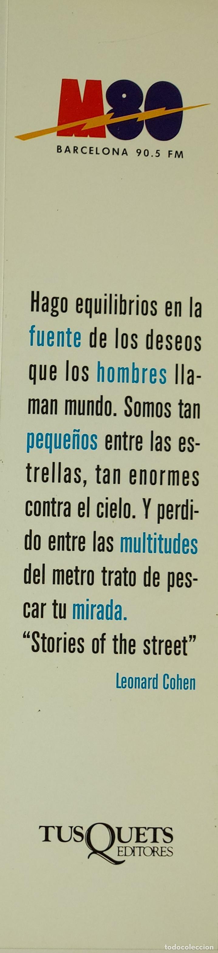 Coleccionismo Marcap&aacute;ginas: Marcap&aacute;ginas . TUSQUETS EDITORES.