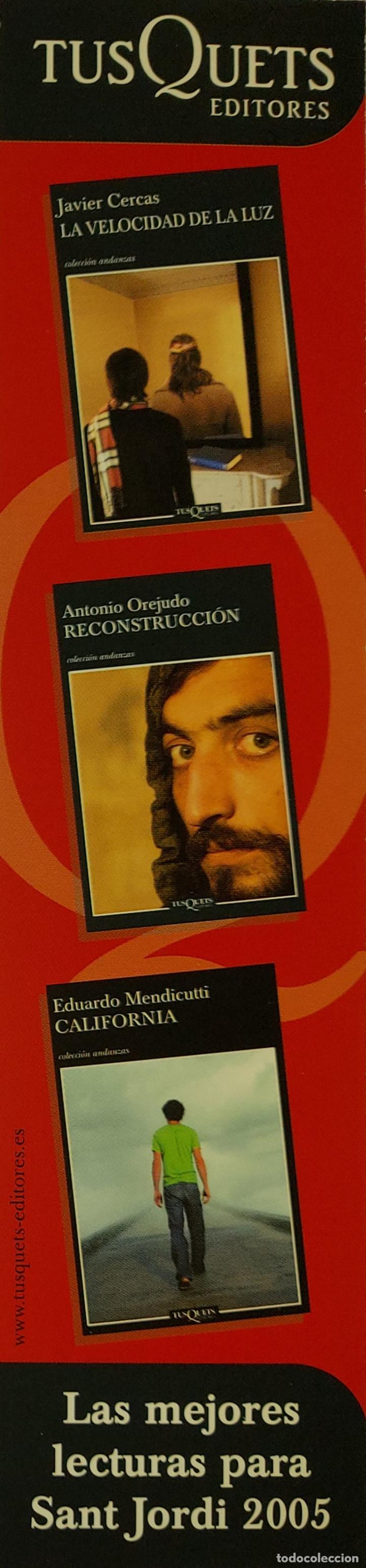 Coleccionismo Marcap&aacute;ginas: Marcap&aacute;ginas . TUSQUETS EDITORES.SAN JORDI 2005-