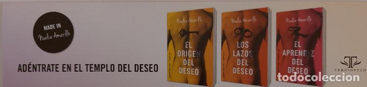 Coleccionismo marcap&aacute;ginas: Marcap&aacute;ginas editorial .TERCIOPELO.ADENTRATE EN EL ORIGEN DEL DESEO. NOELIA AMARILLO-